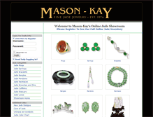 Tablet Screenshot of masonkayshowroom.com